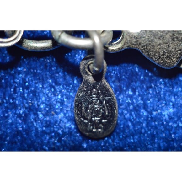 Premier Designs Multi Strand Beaded Silver Tone Necklace Clear Beads Faux Pearls - Picture 2 of 5